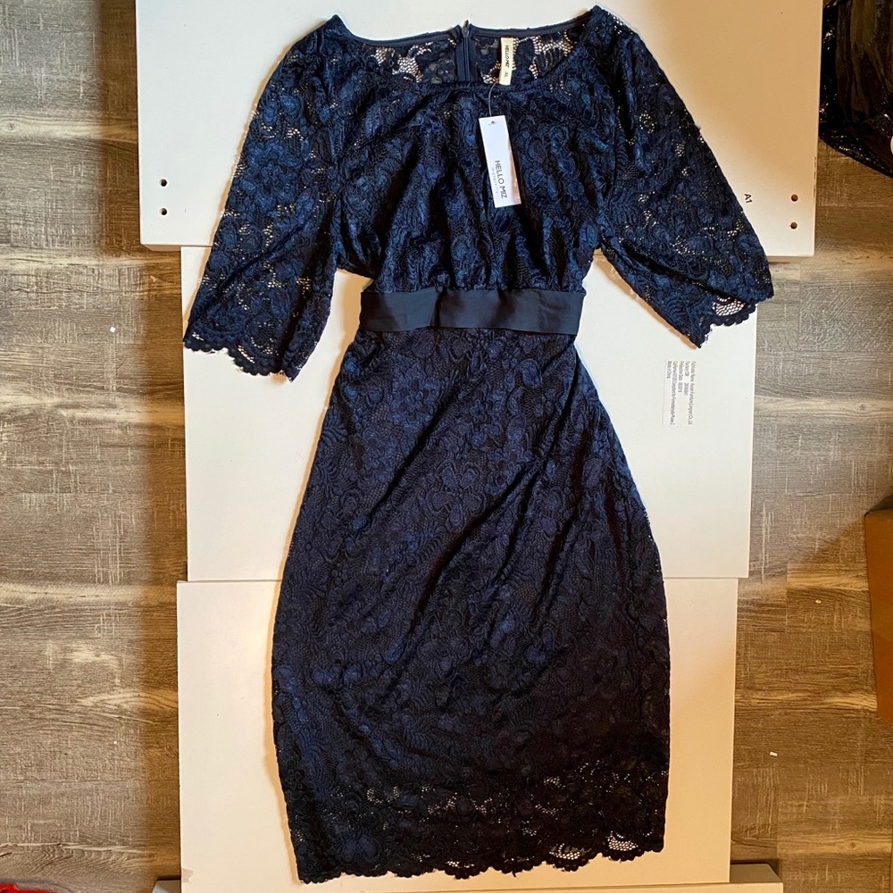 Hello MIZ Navy Blue Maternity Dress *NWT